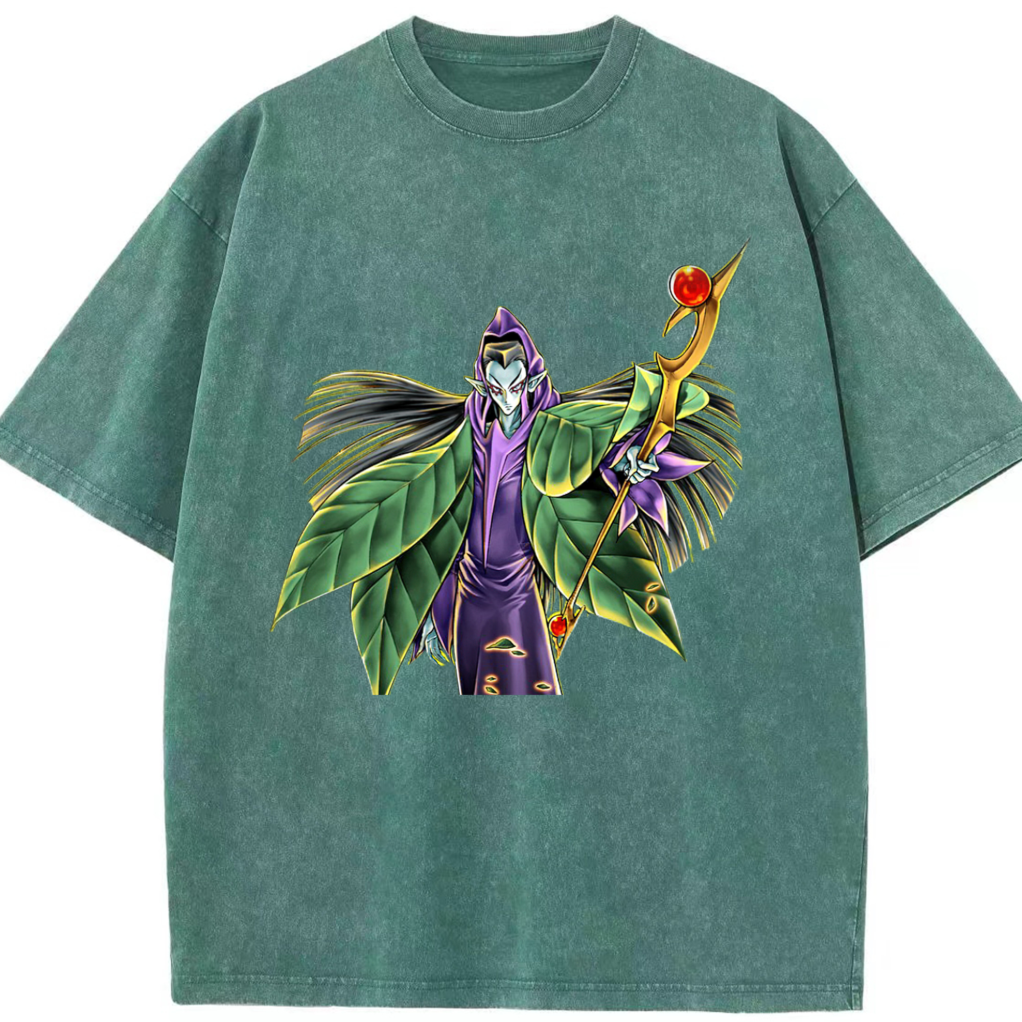 （画像用） 遊☆戯☆王 Yu-Gi-Oh! 綿100% ヴィンテージ風 半袖Tシャツ（フロントプリント）